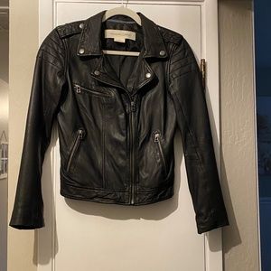 Treasure & Bond Leather Moto Jacket
